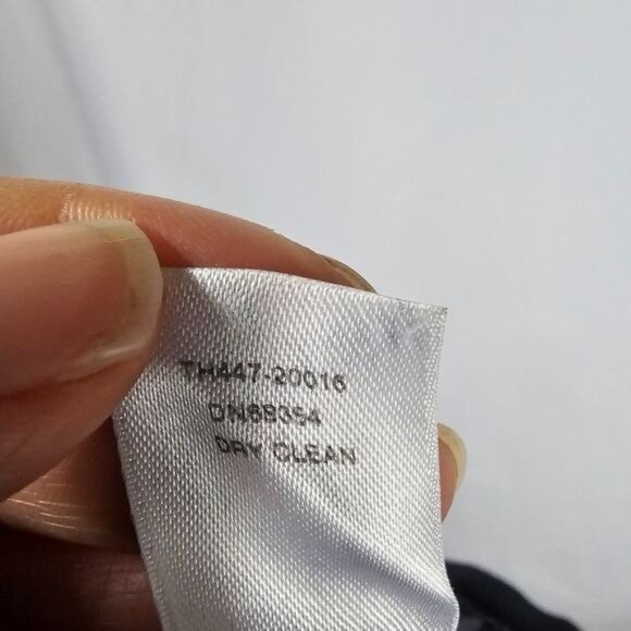 Pendleton 100% Virgin Wool Trousers Sz 16 Black Straight High Waist Quiet Luxury - Picture 7 of 10